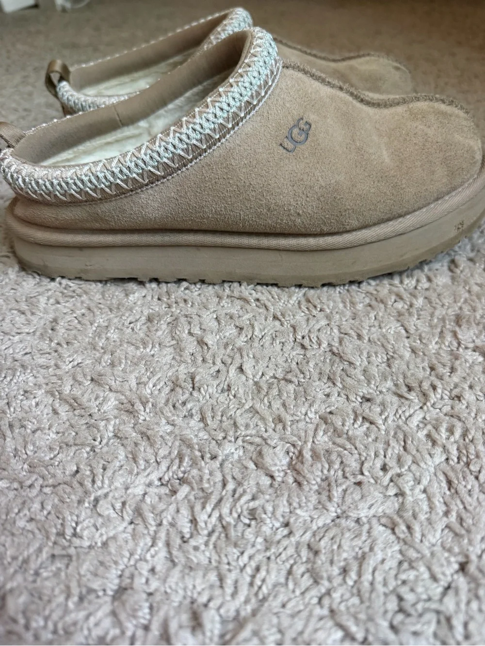 UGG Kids Tasman Suede Slip-On Slippers